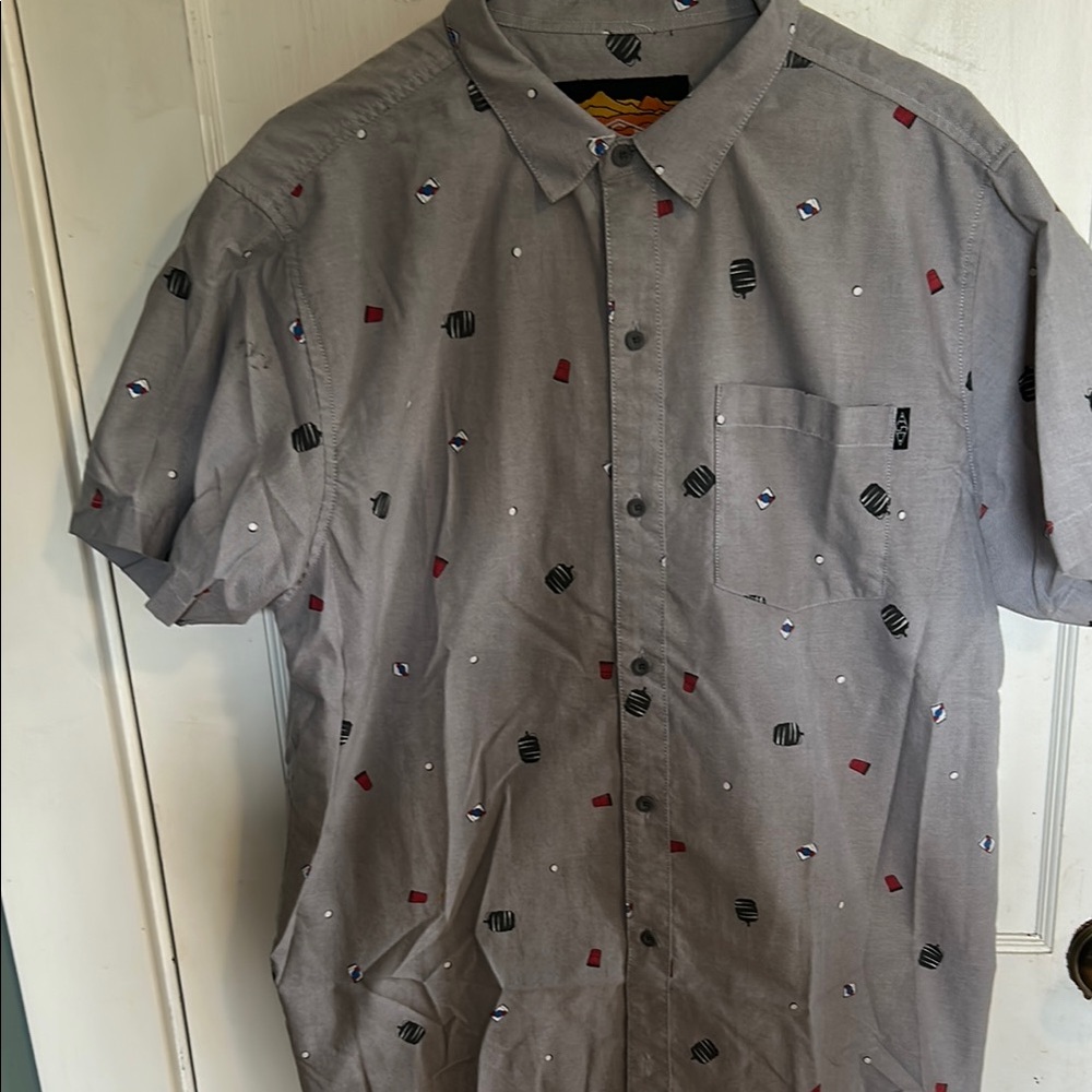 Gray Empyre Beer Pong Men's Shirt
